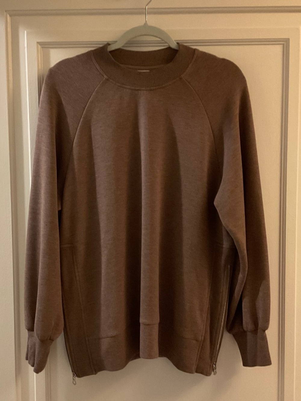Varley - Nicole Boyfriend Sweater - marl fleck sz small